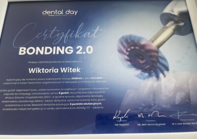 Certyfkat - bonding 2.0